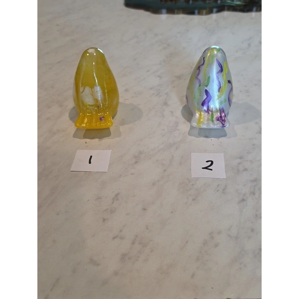 Handmade Resin Worry Birds
